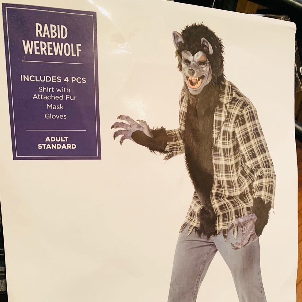 Rabid Werewolf costume (4) pieces size 44